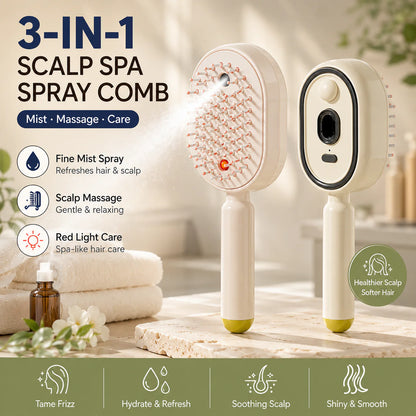 ✨ Hydrating Anti-Frizz Massage Comb for Smooth, Tangle-Free Hair