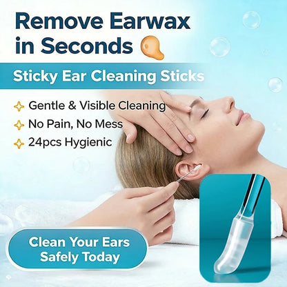 🔥Last Day 50%🔥Sticky Ear Cleaning Sticks – Gentle Ear Care You Can See