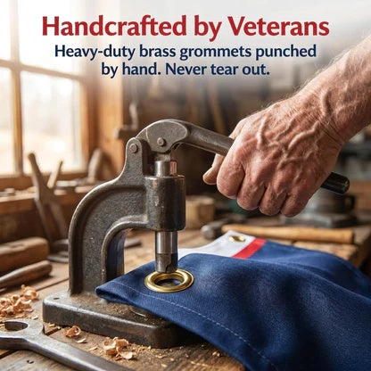 The 1776-2026 Legacy Banner: 100% Veteran-Handcrafted 250th Anniversary Heritage Flag