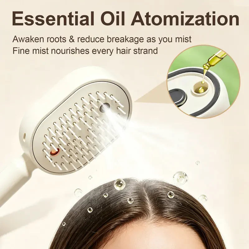 ✨ Hydrating Anti-Frizz Massage Comb for Smooth, Tangle-Free Hair