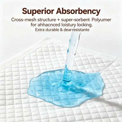 🐶 Super Absorbent Pet Urine Cleaning Sheets – Disposable Dog Pee Cleanup Towels with Odor Control