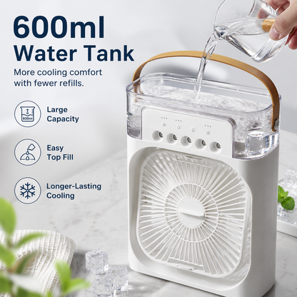 🧊Mini Air Conditioner, Personal Desktop Air Cooler for Home & Office