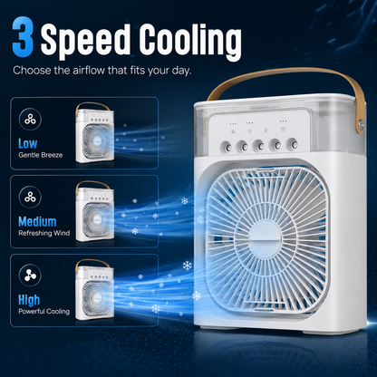 🧊Mini Air Conditioner, Personal Desktop Air Cooler for Home & Office